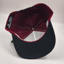 Gorra Premium Yo Peleo Gallos Placa Mixta - GUINDA/NEGRO - Ver 5