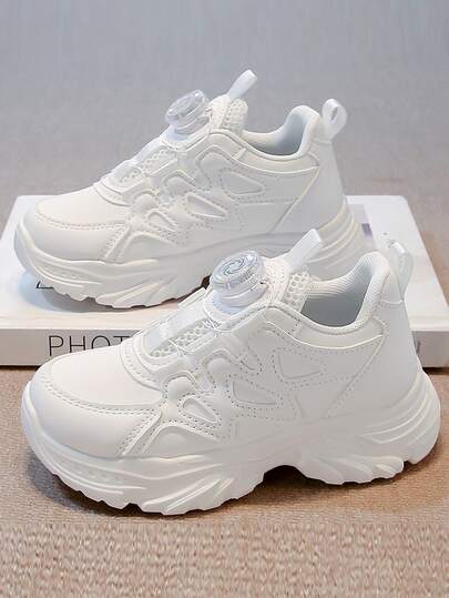 زوج من أحذية رياضية للأطفال، موديل 2026 جديد بنعل سميك للربيع/الخريف، أحذية كاجوال ناعمة القاع للبنات، مناسبة للأنشطة الخارجية والمدرسة والحفلات