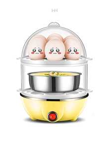 Electric Egg Steamer Boiler Egg Cooker Machine - 黃色 - 查看 1