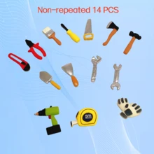 Mini Dollhouse Miniature Repair Tool Model Tool Box Resin Accessories Realistic Pliers Knife, Dollhouse Accessories, DIY Materials, Phone DIY Decorations, Scene Decorations, Desktop Mini Ornaments