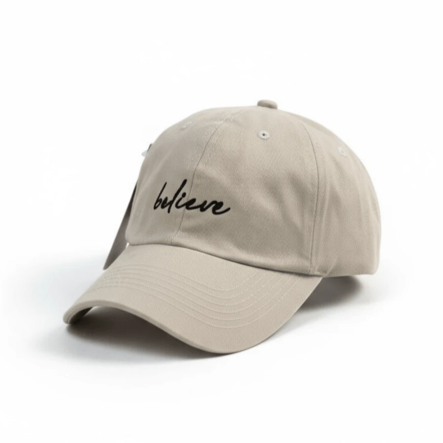 Ny New York Retro Baseball Cap Curved Brim Men's And Women's Fitão Adjustment - Light Khaki With Black - View 1