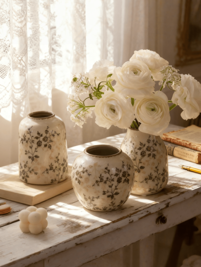 1pc made Vintage Crackle Glaze Ceramic Mini Flower Vase Rustic Farmho Bloemen Centerpiece crafted Ice Crack, Bohemian Living Room Dried/Fresh Display, Room, Study, Office Desk, New Chinese Zen Zachte Furnishing view 11