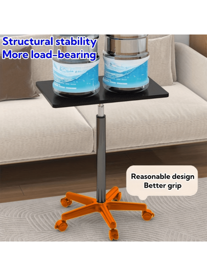 1pc 2025 New Portable Bureau Wheels, Height Adjustable Bedside Table, St ing Workstation, Computer Office Desk, Lectern view 8