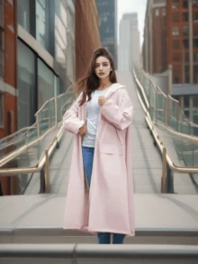 时尚雨衣 女士雨衣 加厚防水雨衣 女士雨披 雨衣 防水防风雨衣 多功能雨衣 户外活动雨衣 骑行旅行登山雨衣