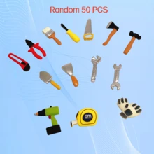 Mini Dollhouse Miniature Repair Tool Model Tool Box Resin Accessories Realistic Pliers Knife, Dollhouse Accessories, DIY Materials, Phone DIY Decorations, Scene Decorations, Desktop Mini Ornaments