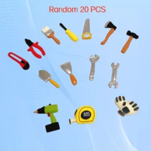 Mini Dollhouse Miniature Repair Tool Model Tool Box Resin Accessories Realistic Pliers Knife, Dollhouse Accessories, DIY Materials, Phone DIY Decorations, Scene Decorations, Desktop Mini Ornaments