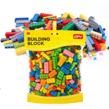 Kit 120 peças blocos de montar - Multicolorido - Visão 2