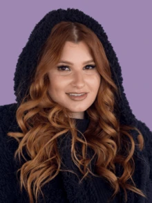 Women's Plus Size Teddy Coat With Furry Blouse - 黑色 - 查看 7