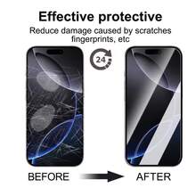 5-Piece Full Coverage Tempered Glass Screen Protector Compatible With Iphone 17 Pro Max, 9D Full Coverage Film, HD Full Glue 2.5D 9H Affordable Mobile Phone Screen Protector With Tempered Glass, Anti-Drop, Anti-Scratch, Delicate Touch, No Fingerprint