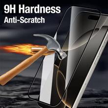 5-Piece Full Coverage Tempered Glass Screen Protector Compatible With Iphone 17 Pro Max, 9D Full Coverage Film, HD Full Glue 2.5D 9H Affordable Mobile Phone Screen Protector With Tempered Glass, Anti-Drop, Anti-Scratch, Delicate Touch, No Fingerprint