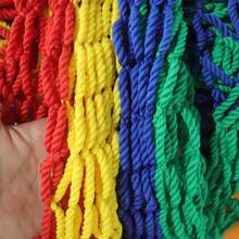 1 paquete, Red protectora colorida, Red de de cuerda, Red de para barandilla de escalera y balcón, Red de para barandilla de terraza, Red de protección para mascotas colorida, Red de cuerda para prevención de caídas, Red de cuerda para colgar juguetes y escalar, Red de soporte para plantas de jardín, Red de malla textil blanca