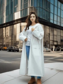 时尚雨衣 女士雨衣 加厚防水雨衣 女士雨披 雨衣 防水防风雨衣 多功能雨衣 户外活动雨衣 骑行旅行登山雨衣