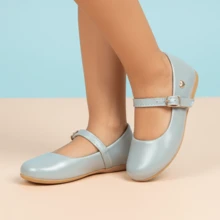 Baby Blue Summer Girls' Shoes Size 20 To 27 Heart Decoration Sapekitos - 淺藍色 - 查看 2