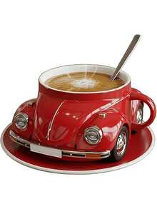 1pc Unique Custom Beetle Shaped Coffee Mug/Water Cup, Suitable For Office, Gifts, Home Use, Perfect Christmas Gift - Multicolor - View 9
