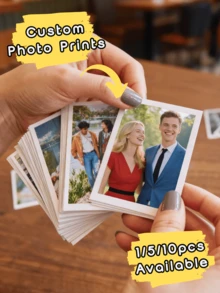 1/5/10 件，艺术定制文字和照片 - 为他/她定制周年纪念和情人节礼物 | 为男朋友、女朋友、最好的朋友提供的独特浪漫礼物 | 生日、周年纪念日的真挚礼物 | 可直接装裱的爱情故事艺术 - 2x3inch-照片 - 查看 3