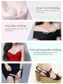 360pcs Double-Sided Fashion Tape, Women's Transparent Double-Sided Tape, Traceless Invisible Breast Enhancement Tape, Strong Clothing Glue, Clothing Anti Drop Accessories, Fixed Stickers, Prevent Exposure And Exposure, Protect Skin/Body Care Tools/Festival Necessities/Camping/Travel Necessities/Wedding/Christmas Gifts/Halloween Gifts