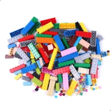 Kit 120 peças blocos de montar - Multicolorido - Visão 8