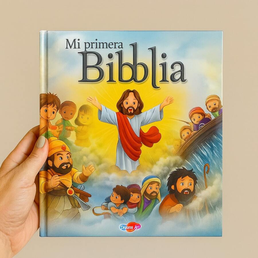 Mi Primera Biblia Infantil Ilustrada libro Mi Primera Biblia Infantil Ilustrada edicion ilustrada para ninos relatos adaptados lenguaje sencillo imagenes color enseñanza valores religiosos lectura infantil perfecta para regalo educativo - Multicolor - Ver 1