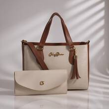 Women Tote Bags - 巧克力棕 - 查看 2