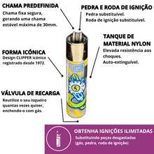 Box With 24 Units - Original Clipper Lighter Rechargeable Collectible Reusable And Economical | Use At Home, Kitchen, Lighting Candles, Barbecue, Camping, Travel And Decoration - Maxi Monster Eyes - 24 蒙特之眼 - 查看 7