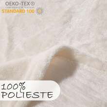 Kynley Flannel Fitted Sheet For 90/100/135/150/160/180 Cm Beds, Coral Fleece Fitted Sheet, Warm And Soft For Winter, Super Soft And Breathable Coral Fleece Fitted Sheet, Adjustable With Elasticated Corners. ✅ Delivery Within 48-72 Hours - Beige - View 5