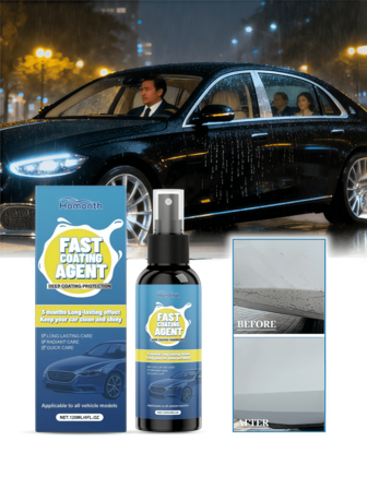 Car Coating Spray, Cleaning, Decontamination, Renewal, Gloss Enhancement, Daily Car Care