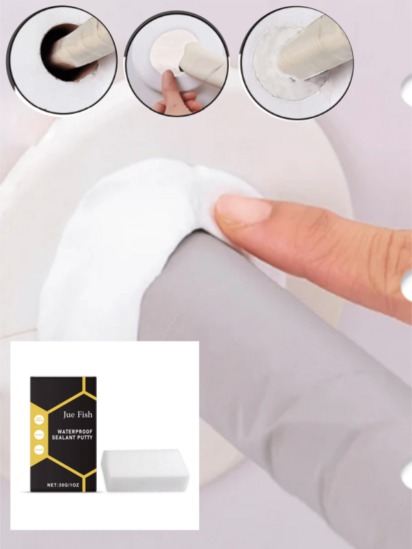 30g Waterproof Sealant Mud Seals The Leak-Proof Gaps Of Household Holes, And Wear-Resistant Fills The Holes Blocked By Clay Mud. Air Conditioning Mud Household Air Conditioning Holes.