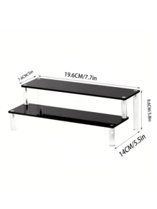 Multi-Layer Acrylic Display Shelf, Perfume Storage Rack With Lockable Shelves - Transparent Art Storage Rack, Suitable For Halloween And Christmas Decoration - Multicolor - View 21