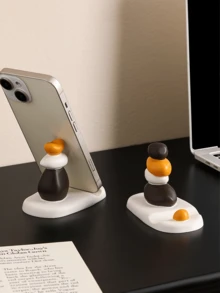 1件叠石雕塑 - 抽象平衡岩石艺术树脂雕塑，5.5英寸，时尚优雅设计，桌面装饰摆件，适合作为家居和办公礼品、生日礼物、毕业礼物（由于产品尺寸相对较小，请在购买前查看尺寸详情）