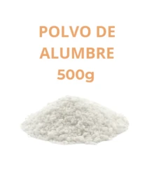 Polvo de Piedra Alumbre polvo mineral natural de alumbre para uso personal cuidado piel desodorante natural astringente belleza cosmética higiene preparación casera producto orgánico
