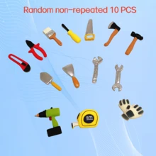 Mini Dollhouse Miniature Repair Tool Model Tool Box Resin Accessories Realistic Pliers Knife, Dollhouse Accessories, DIY Materials, Phone DIY Decorations, Scene Decorations, Desktop Mini Ornaments