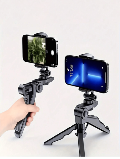 360° Rotating Smart Phone Tripod/Selfie Stick, Adjustable Full-Range Camera/Phone Stand With Shock Absorption, Extendable & Flexible Octopus Tripod