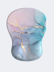 1 Silicone Ergonomic Wrist Pad, A Mouse Pad That Naturally Fits The Wrist, Relieves Hand Pain, Suitable For Laptops/Computers, With A Gradient Minimalist Design And A Thick Mouse Pad With A Silicone Anti Slip Base - Multicolor - View 13