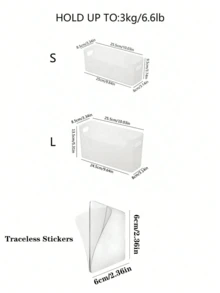 2 piezas Caja de almacenamiento montada en la pared de la cocina, Caja de almacenamiento blanca, Caja de almacenamiento en la puerta del gabinete sin perforación, Adecuada para cocina, baño, dormitorio y oficina, Suministros de cocina, Almacenamiento de cocina, Organizador de cocina, Organizador, Artículos de almacenamiento, Cocina, Almacenamiento, Organizador, Organizador, Organización, Organizadores, Organizador de cajones, Viaje, Artículos de cocina, Utensilios de cocina, Herramientas de cocina, Cosas de cocina.