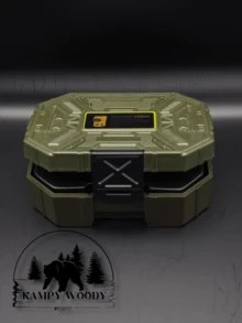 Encendedor de plasma recargable con linterna frontal , Es el accesorio perfecto para quienes aprecian la funcionalidad y el diseño táctico. - Verde militar - Ver 1