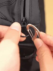 Bộ 5 khóa kéo, dùng được cho cả nam và nữ, khóa kéo chống trộm - Đảm bảo khóa kéo được đóng kín - Dây đeo ba lô kèm 2 kẹp lò xo, thích hợp cho hành lý, túi xách, chìa khóa, ví và các phụ kiện DIY khác, vật dụng cần thiết khi đi du lịch, móc hình chữ S đa chức năng, thích hợp cho du lịch, cắm trại, hoạt động ngoài trời, bãi biển, kỳ nghỉ hè, tựu trường, phụ kiện du lịch, đồ dùng học tập trong kỳ nghỉ, đồ dùng học tập - Nhiều màu - Xem 2