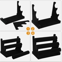 Premium 3-Tier Velvet Bracelet, Bangle, Jewelry Display Stand, Scrunchie & Watch Holder