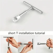 19pcs Short T-Puller Dent Repair Tool - Non-Metal Repair For Car Dent Pulling,Thickened -Plated Material, Labor-Saving And Durable - Multicolor - View 9