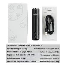 KIT MÁQUINA PARA TATUAR PRINCIPIANTE KNIGHT II COMPLETO - Rojo - Ver 10