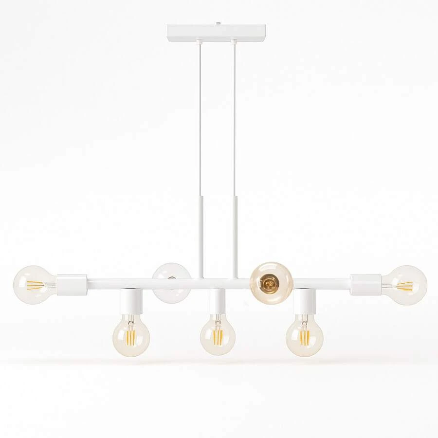 Rubis Aluminum Pendant Ceiling E27 7 Lights Lumini Lab - Bright White - View 1