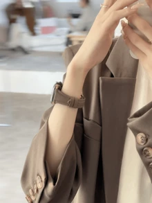 Curea din piele de înaltă calitate, potrivită pentru cadranele de 38/40/41/42/44/45/46/49 mm, compatibilă cu seria Ultra/S11/10/9/8/7/6/5/4/3/2/1