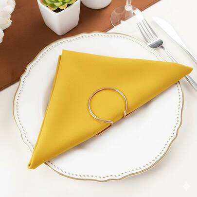 Kit 10 GuardanapoS de Tecido 35x35 Para Mesa Posta Casamento Buffet Eventos