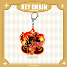 Biscuit Run, Biscuit Kingdom Acrylic Keychain, Cartoon Pattern, Car Key Chain Pendant, Key Chain, Key Ring, Bag Charm, Special Gift For Friends