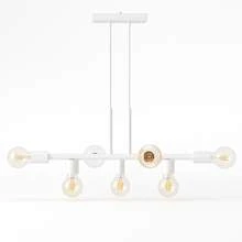 Rubis Aluminum Pendant Ceiling E27 7 Lights Lumini Lab - Bright White - View 9