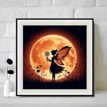 5D DIY Diamant-Malerei Weihnachts-Set - Volle runde Diamanten - Perfekt für Schlafzimmer, Wohnzimmer, Eingangsbereich, Arbeitszimmer, Badezimmer Heimdekoration