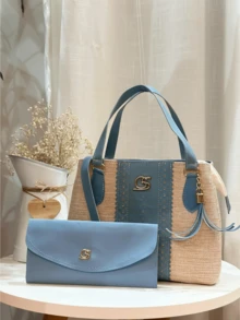 Women Bag Sets - 藍色 - 查看 2