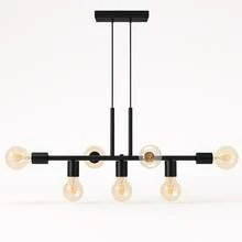 Rubis Aluminum Pendant Ceiling E27 7 Lights Lumini Lab - 霧面黑色 - 查看 1