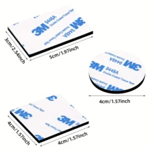 30pcs Double Sided Tape, Wall Tape Suitable For Home, Office, Car, Outdoor Use - Black - View 2