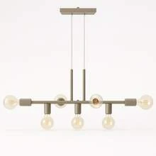Rubis Aluminum Pendant Ceiling E27 7 Lights Lumini Lab - Fenddi Metallic - View 9