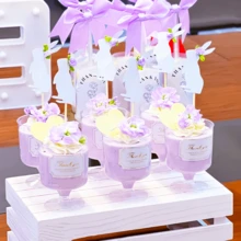 10/20/50 5 Oz Dessert Cup, Tiramisu Cup, Clear Plastic Pie Cup, Round Appetizer Cup, Fruit, Pudding, Mousse, Ice Cream, Party, Wedding, Valentine's Day, New Year - Multiple Colors/random Styles - View 9